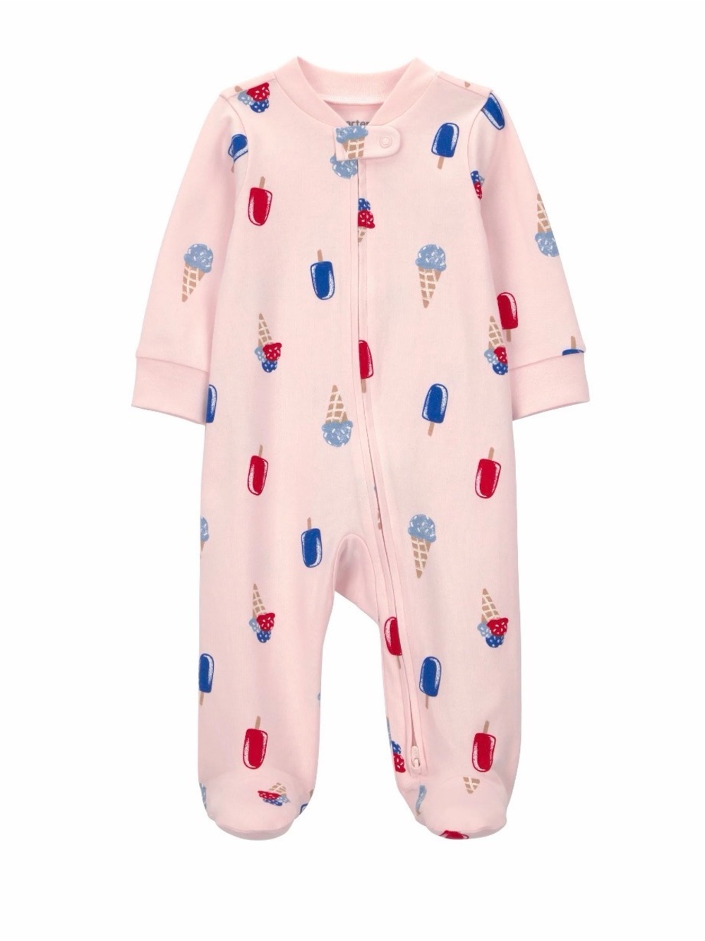 Carters Patriotic Ice Cream Sleeper 3-6M